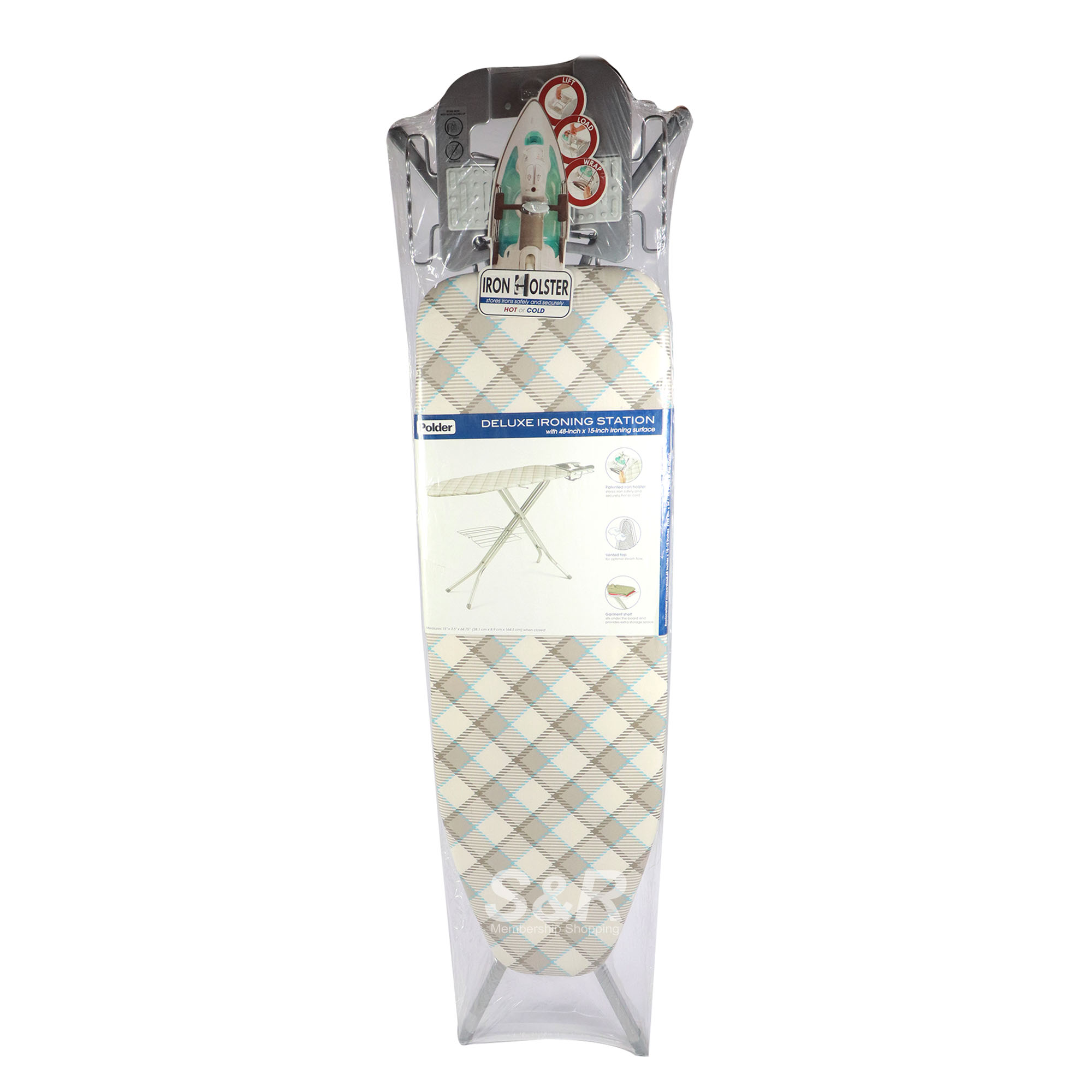 Polder Deluxe Ironing Board Station 120x42cm Polder Deluxe Ironing Board Station 120x42cm